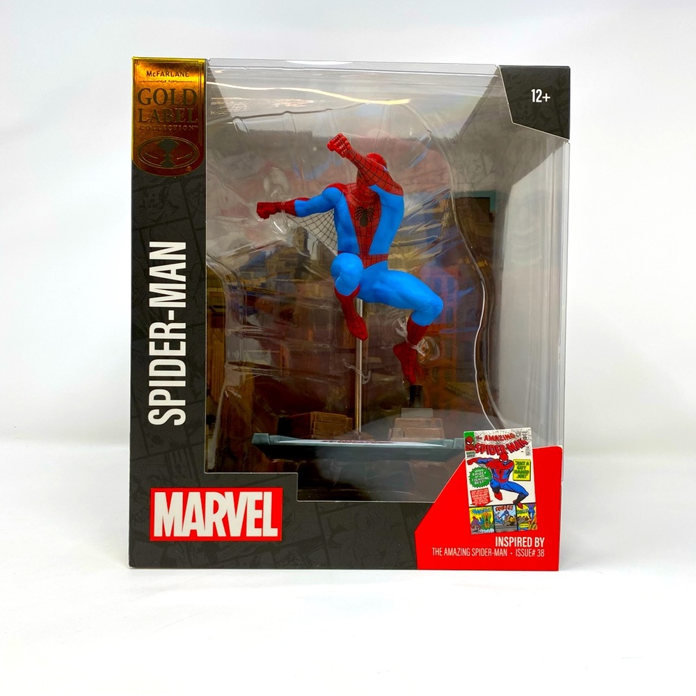 McFarlane Gold Label Marvel Spider-Man Comic Covers 1:10 Scale Figure Statue